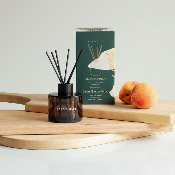 White Fir and Peach - Reed Diffuser