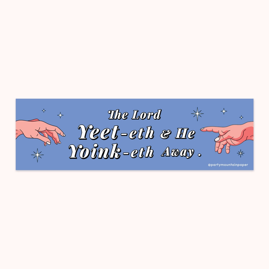 Yoink-Eth and Yeet-Eth Bumper Sticker