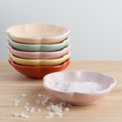 Pinch Bowls (Set/6) - Flowers