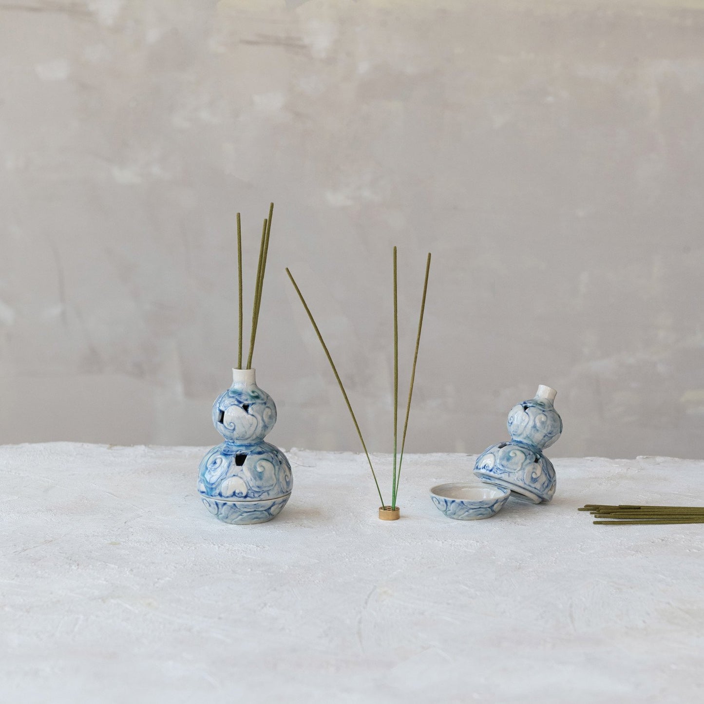 Embossed Incense Holder