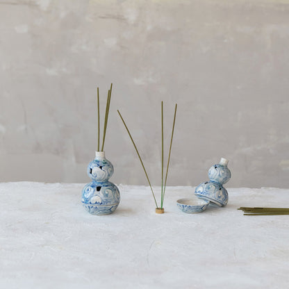 Embossed Incense Holder