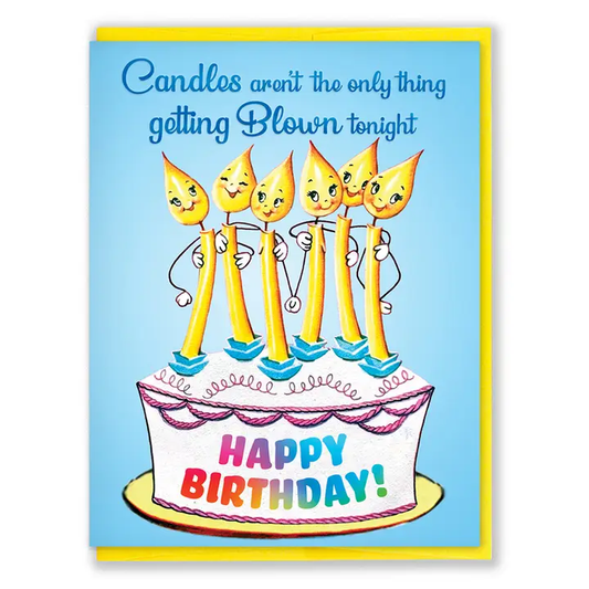 Getting Blown Birthday Card