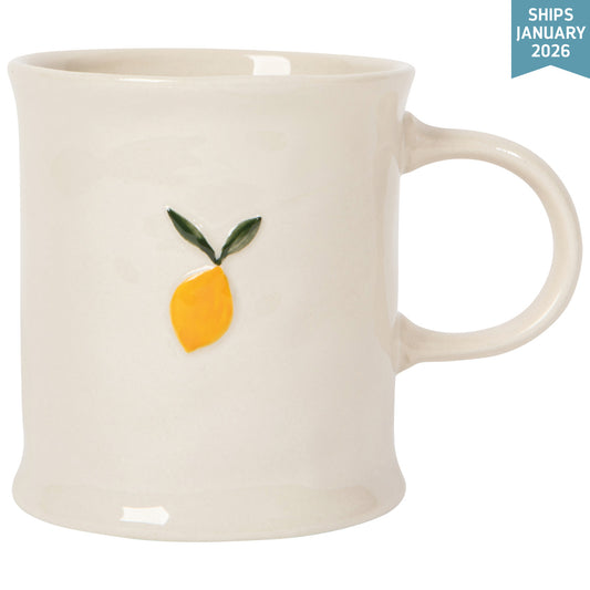 Lemon Embossed Mug