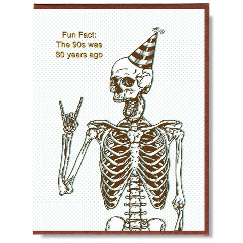 90's Birthday Card