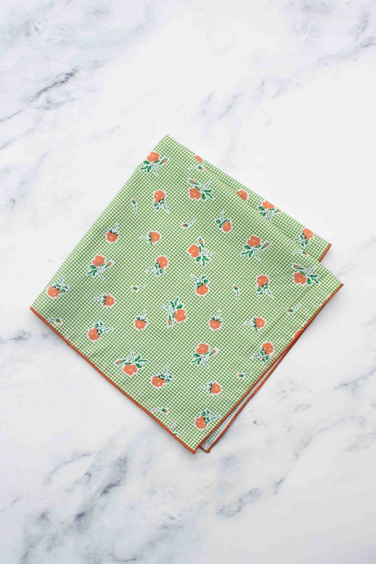 Picnic Floral Cotton Scarf