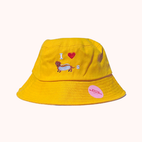 I Heart Weiner Dogs - Bucket Hat