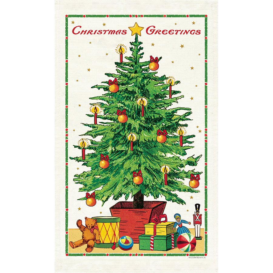 Christmas Tree Tea Towel - Cavallini