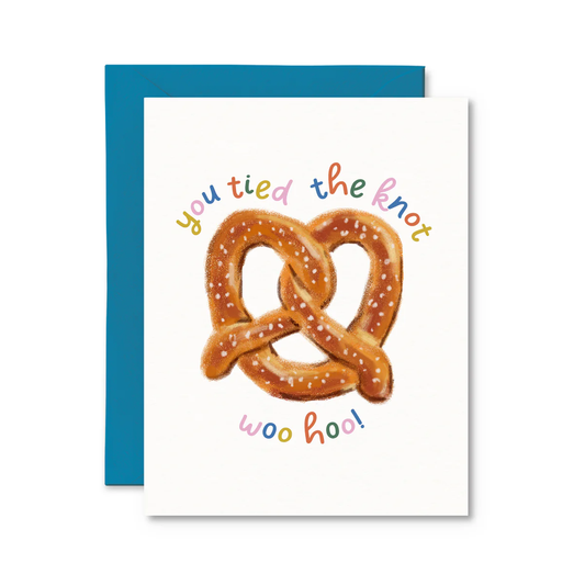 Tied the Knot Wedding Card