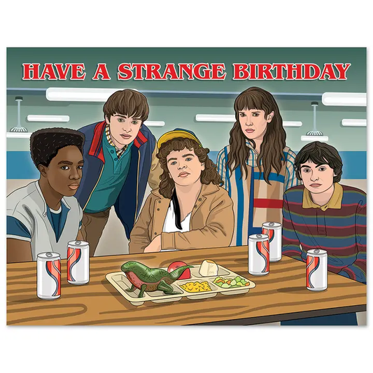 Stranger Things Birthday Card