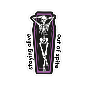 Out Of Spite Sticker