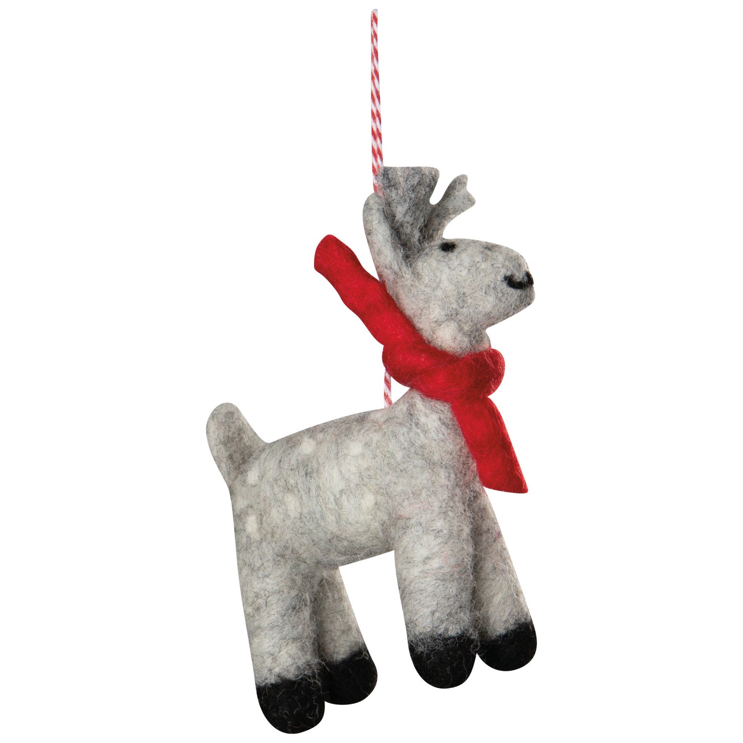 Arctic Deer Felt Ornament - 3 Colors
