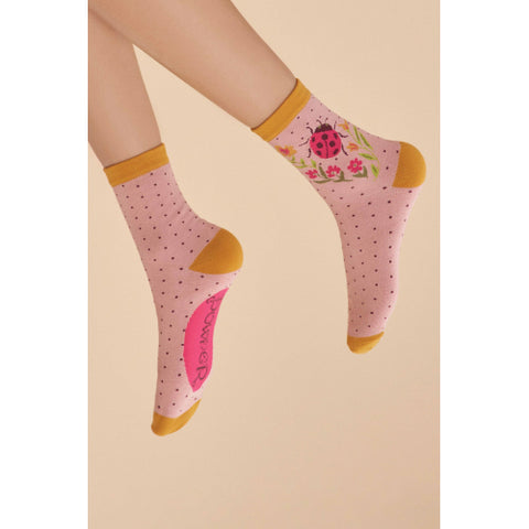 Ankle Sock - Ladybird Petal