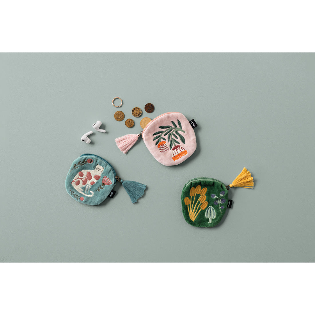 Wildgrove Embroidered Coin Purse