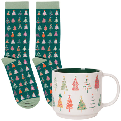 Glitzmas Mug & Socks Set