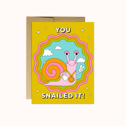 Snailed It! Encouragement Card