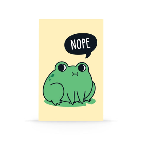 Nope Frog Notebook - Small