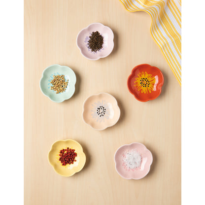 Pinch Bowls (Set/6) - Flowers