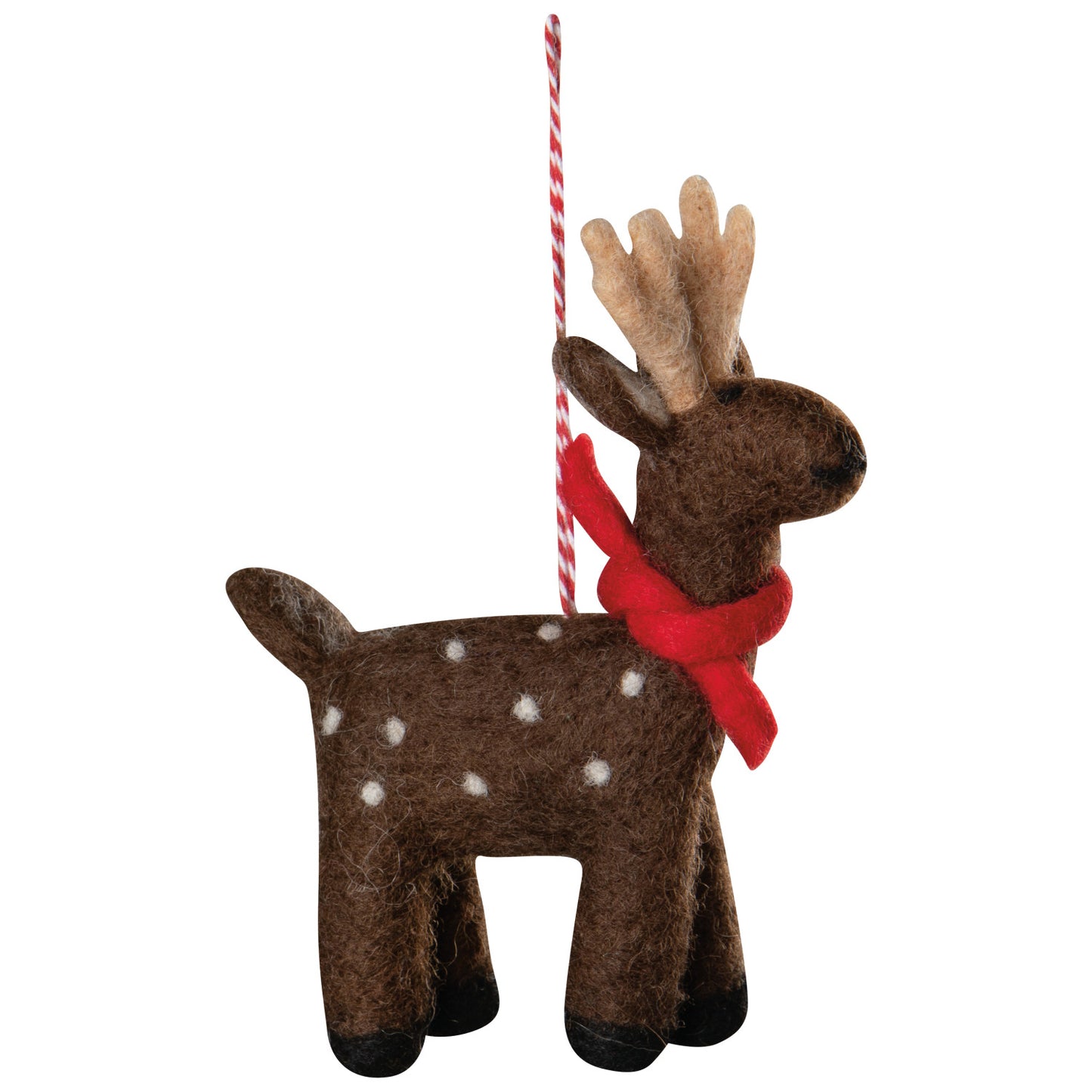 Arctic Deer Felt Ornament - 3 Colors
