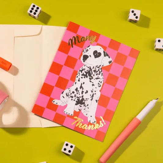 Thank-You Dalmation Card