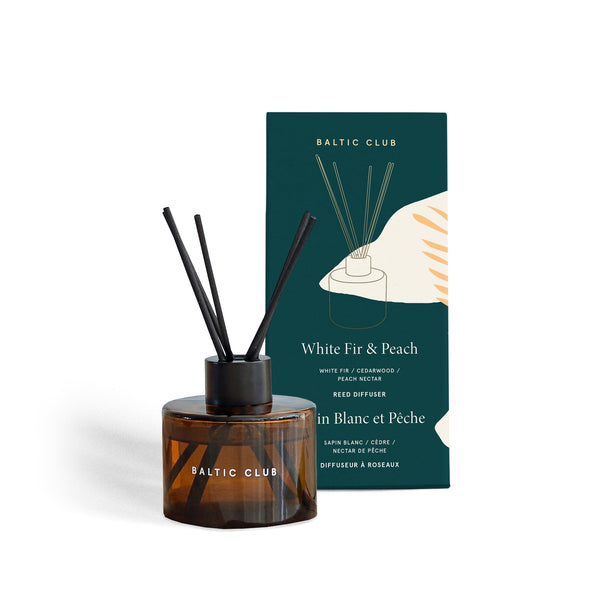 White Fir and Peach - Reed Diffuser