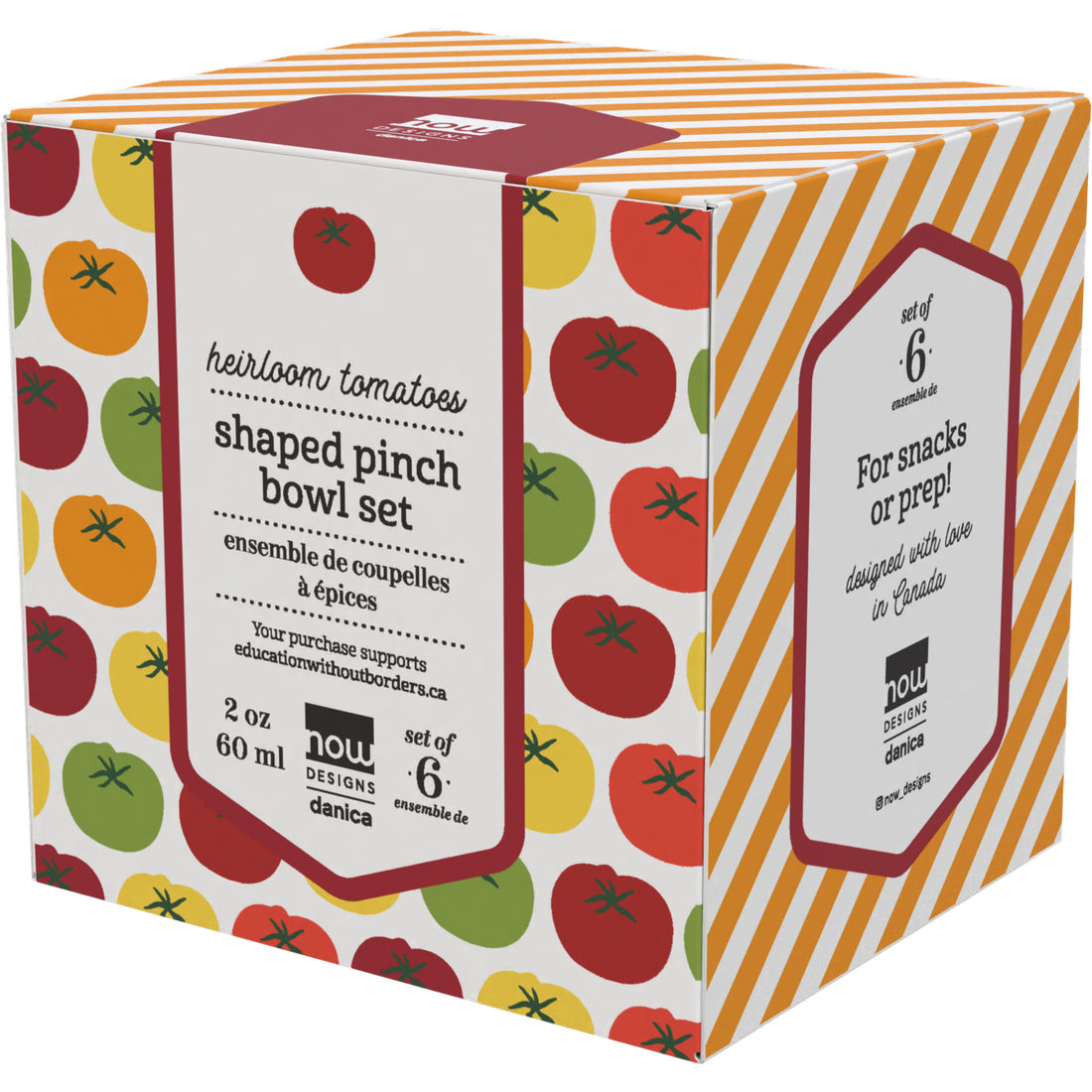 Pinch Bowls (Set/6) - Tomatoes