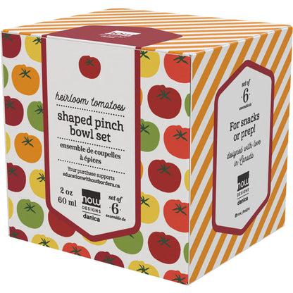Pinch Bowls (Set/6) - Tomatoes