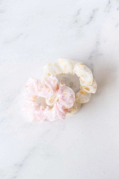 Organza Scrunchie Set - Floral