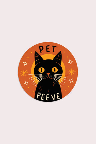 Pet Peeve (Cat) Vinyl Sticker