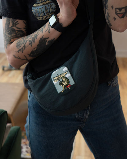 Leaf Umbrella Sticker Patch