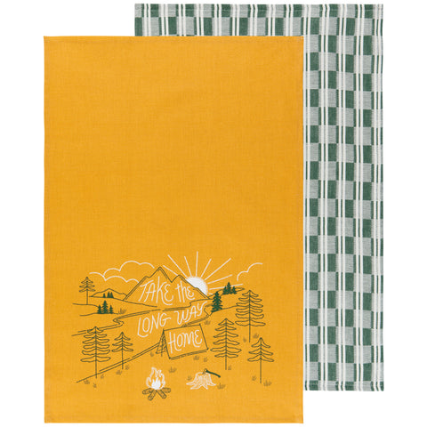 Camp Out Dish Towels - Set of Two