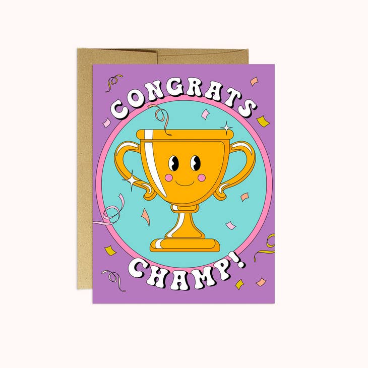 Congrats Champ Card