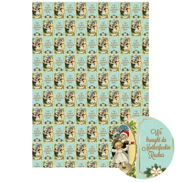 Motherfuckin Ruckus Wrapping Paper - Set/3