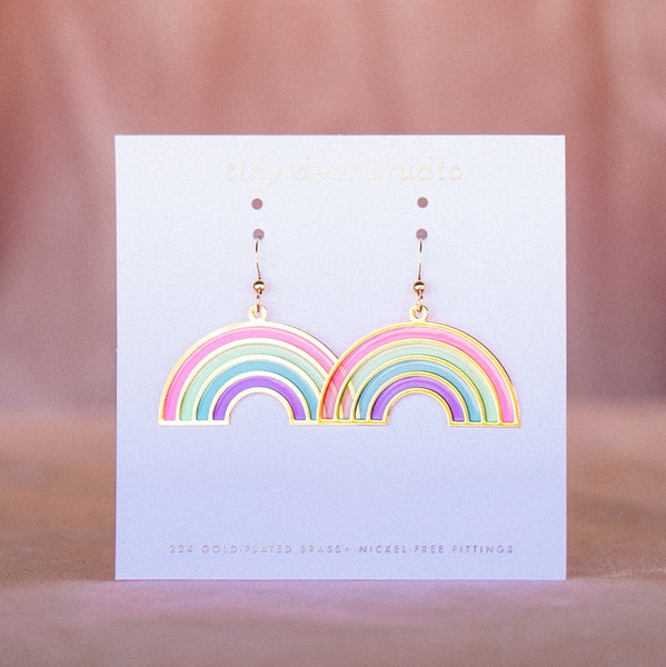 Translucent Rainbow Earrings