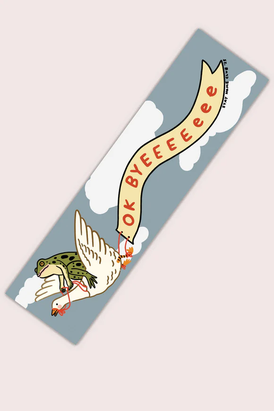 Byeeeeee Bumper Sticker