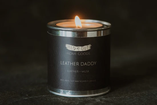 Leather Daddy Candle - Hideout Distro