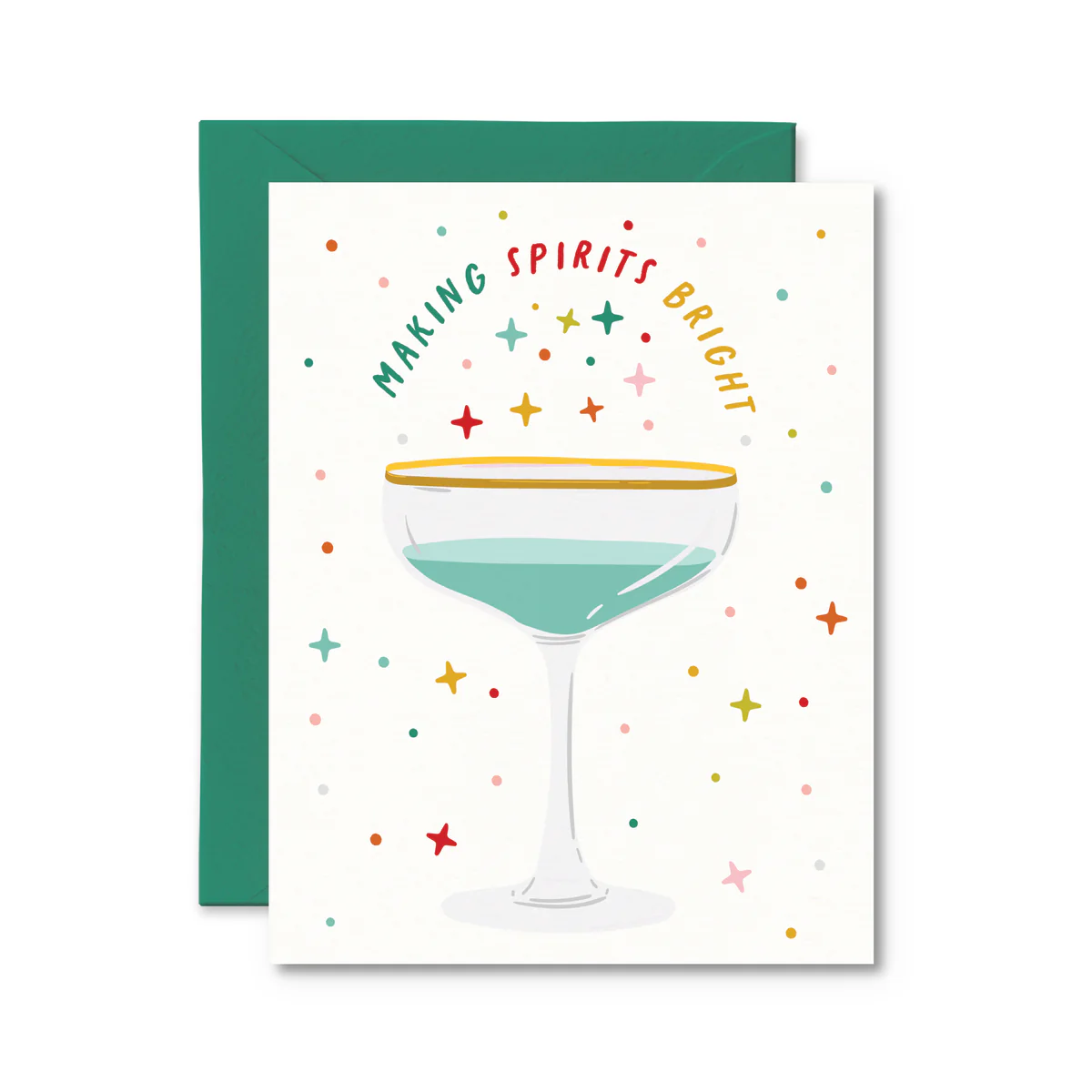 Making Spirits Bright Christmas Card