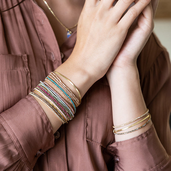 Rhinestone Bracelet Trio