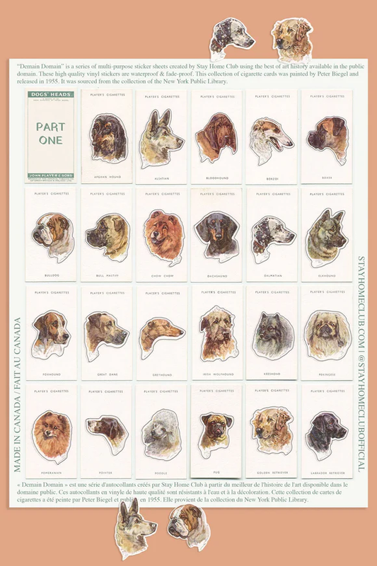 Dog's Head (pt.1) Vinyl Sticker Sheet
