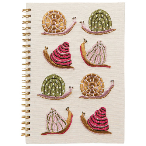 Gardenland Embroidered Notebook