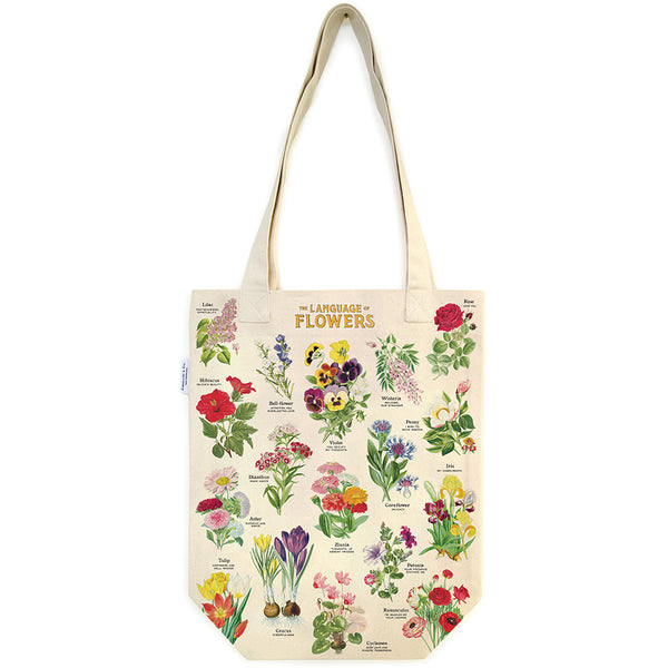 Cavallini Tote Bag - Language of Flowers