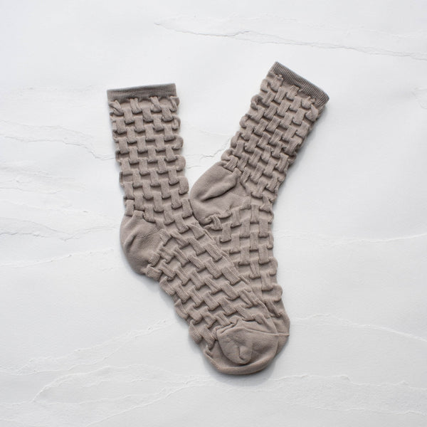 Embossed Square Socks