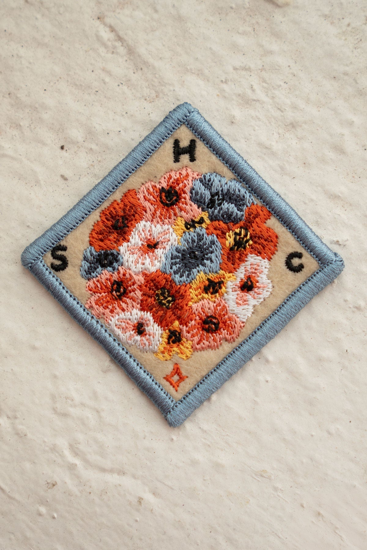 Flower Ball Sticker Patch