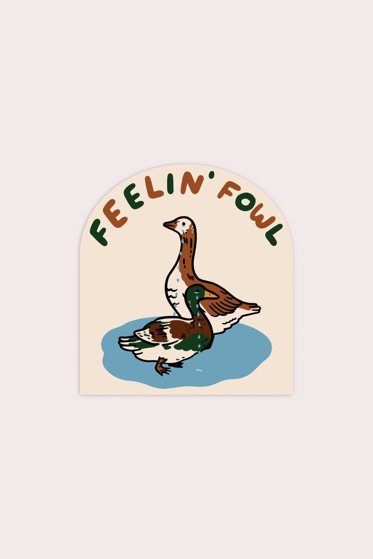 Fowl Vinyl Sticker