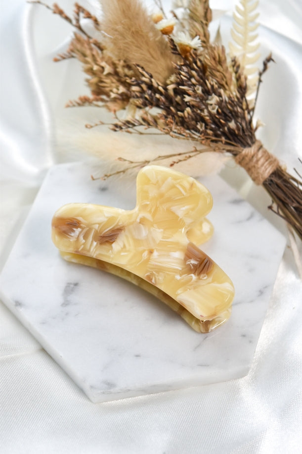 Mini French Claw - Honey Onyx