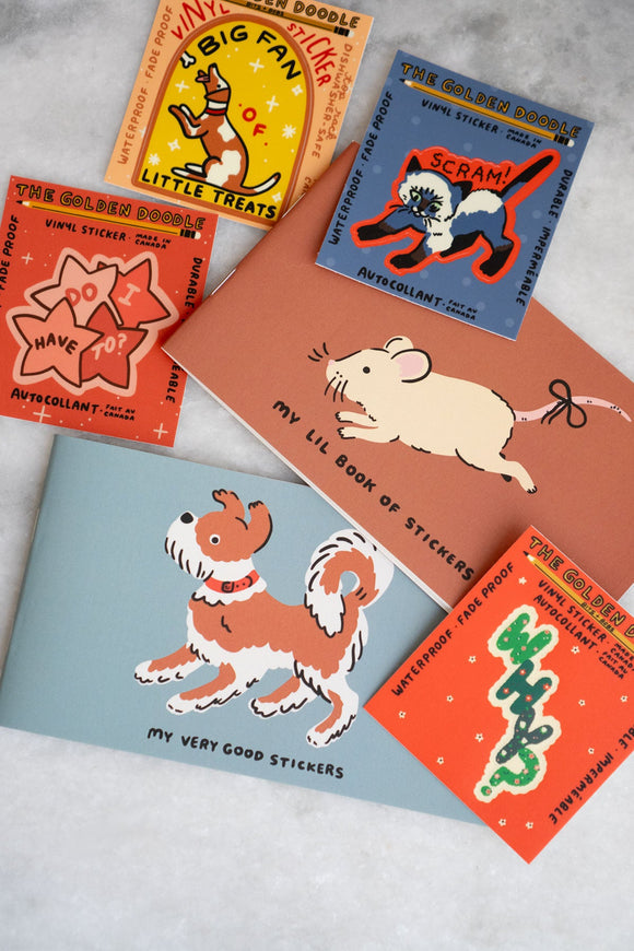 Jumpy Mouse - Pocket Sticker Book