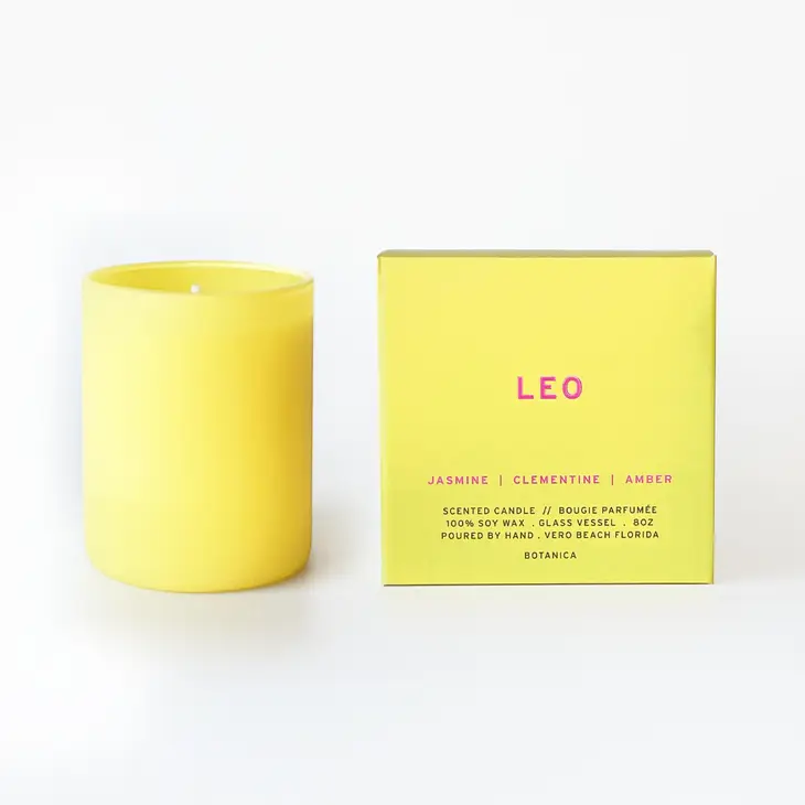 Leo - Zodiac Candle