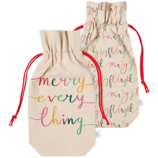 Merry Everything - Wine Bags Set
