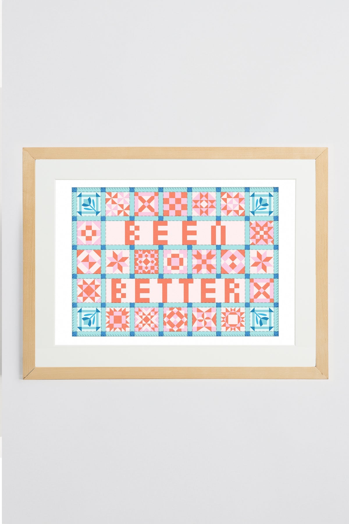 Bye Forever Patchwork Print