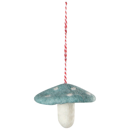 Mushroom Felt Ornament - 4 Colors