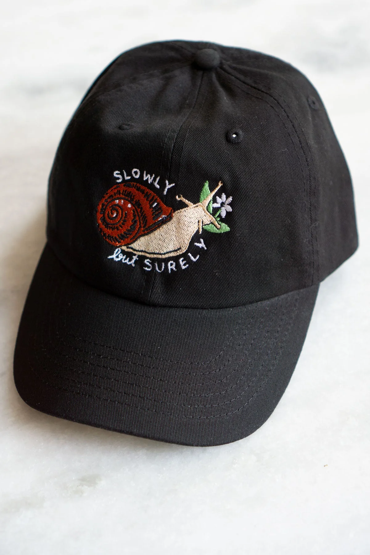 Slowly But Surely (Snail) Dad Hat